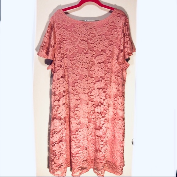 Flutter sleeve lace dress - Picture 3 of 12